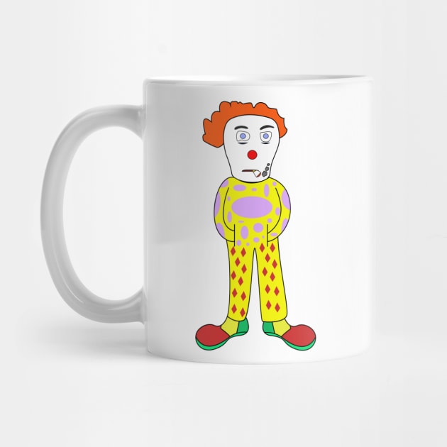 Tired clown by InskiyStyle